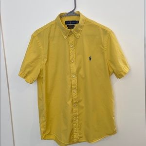 Ralph Lauren Men’s Yellow Collared Shirt